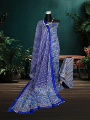 Gulbahar cotton unstitched suite set