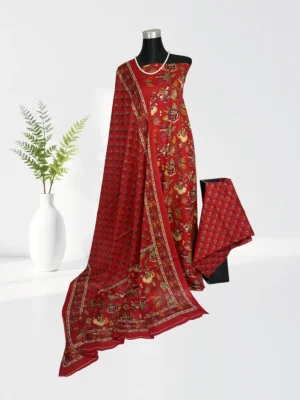 Jesmin unstitched cotton suite set